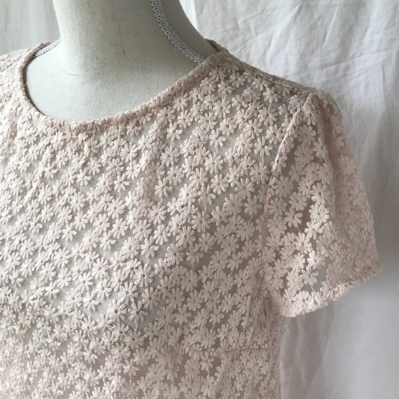 Loft Embellished Short Sleeve Blouse - Picture 3 of 5